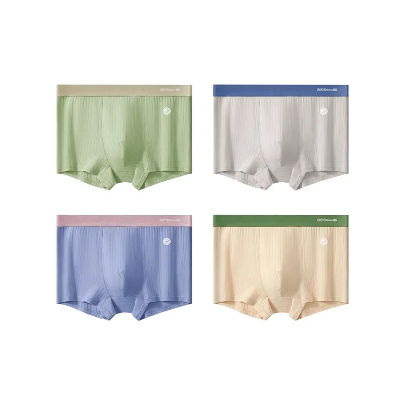 H YXIANG Underpants Men's 4 Pack-5