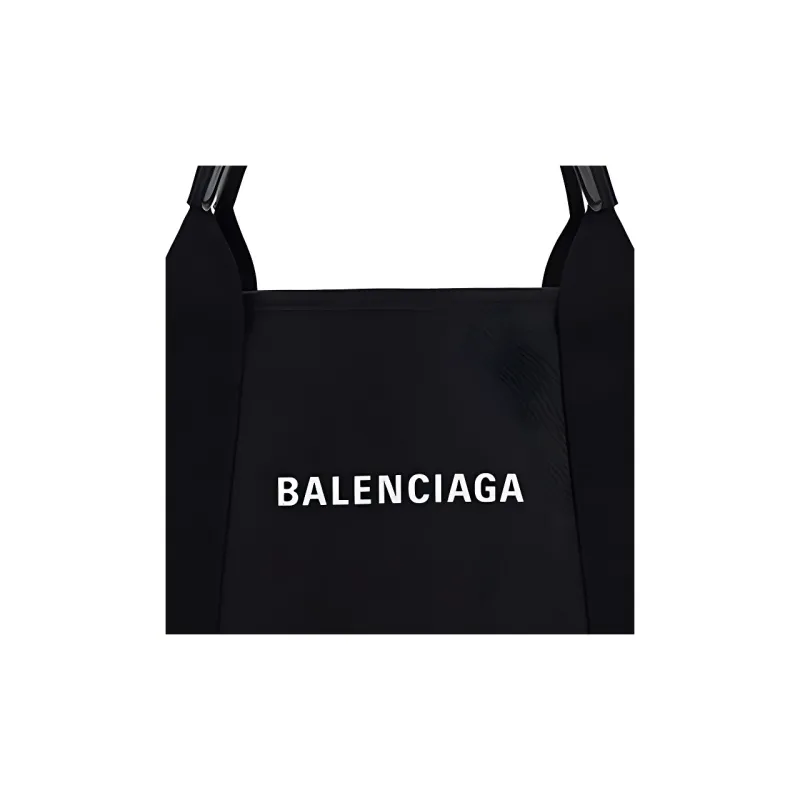 Balenciaga Leather Tote Bag, Shopping Bag, Handbag Women's Black-3