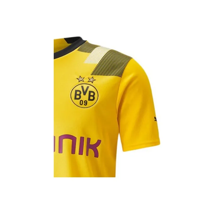 PUMA Soccer Jersey Men's Yellow-3