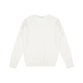 Raidy Boer Fall Winter Cashmere Sweater Women's White