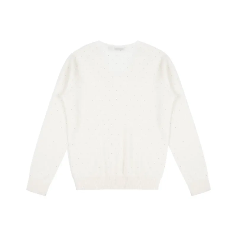 Raidy Boer Fall Winter Cashmere Sweater Women's White-0