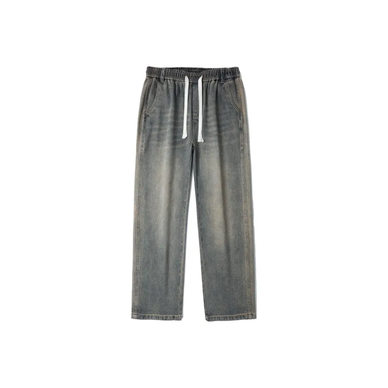 SNOW FLYING Jeans Unisex Washed Gray-0