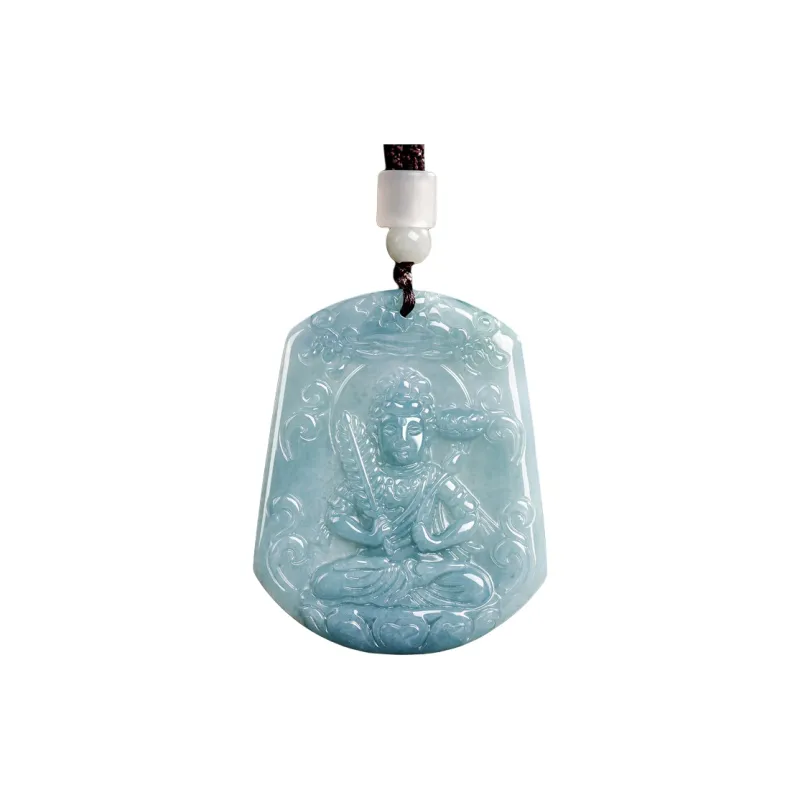 BYTHERE Glutinous Jade Jadeite Necklaces Unisex-2