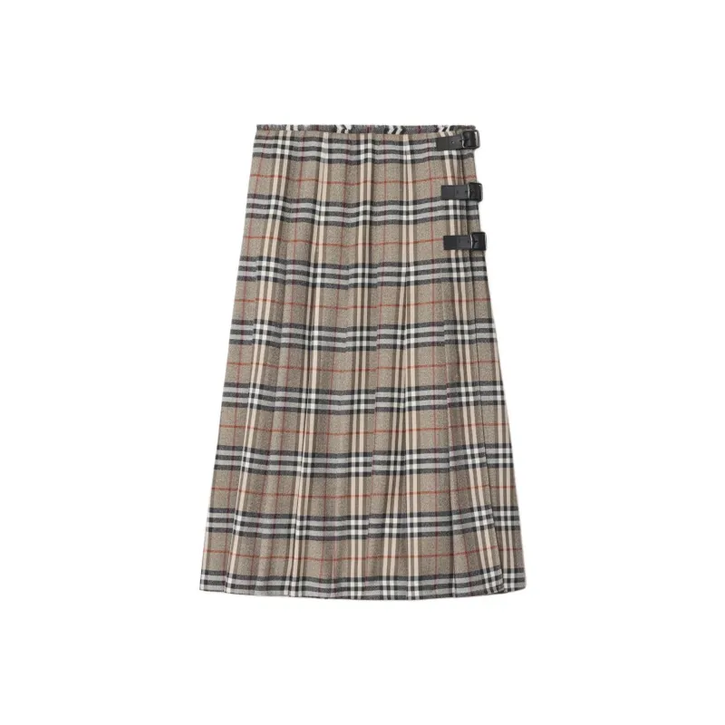 Burberry SS25 Casual Short Skirts Women's Khaki-0