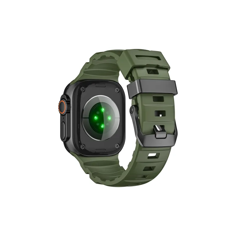 KVZUVUU Apple Compatibility Watch Band Rubber Material-7