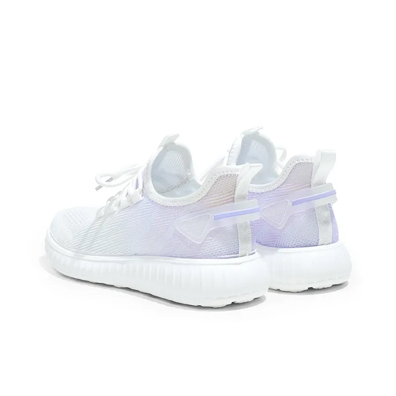 Warrior Wear resistant, Lightweight, Breathable, And Non slip. Casual Shoes Women's White Purple-3