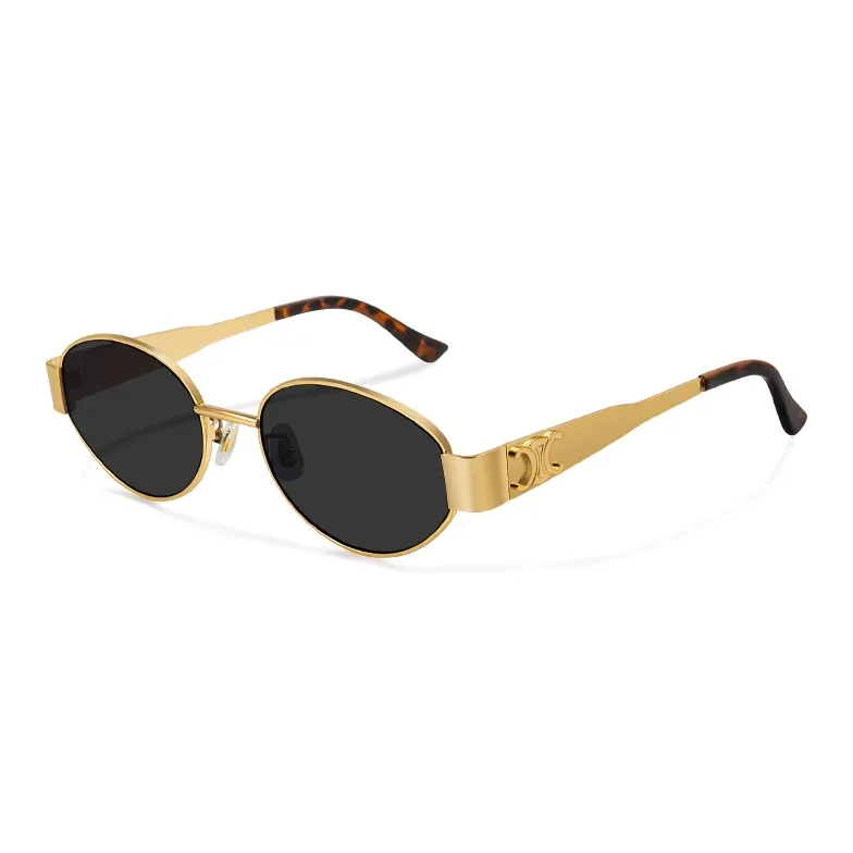 MK MINGKU Alloy Oval Sunglasses Unisex-2