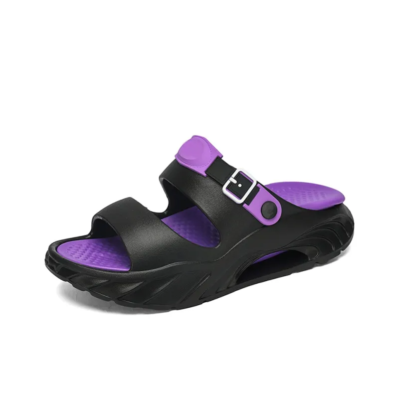 OUGLEMEN Quiet Slip Resistant Odor Resistant Abrasion Resistant Slide Slippers Unisex Box-7