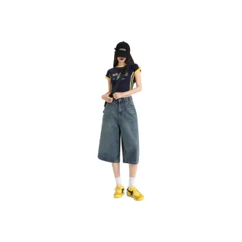 BENGEN Denim Shorts Women's