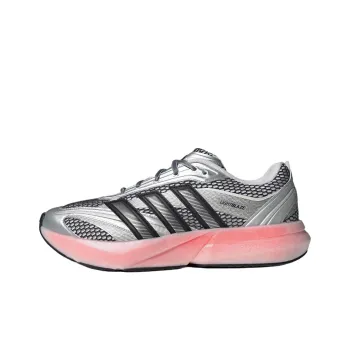 Adidas LIGHTBLAZE Anti Slip Wear Resistant Low Top Casual Running Shoes Men's Silver Pink