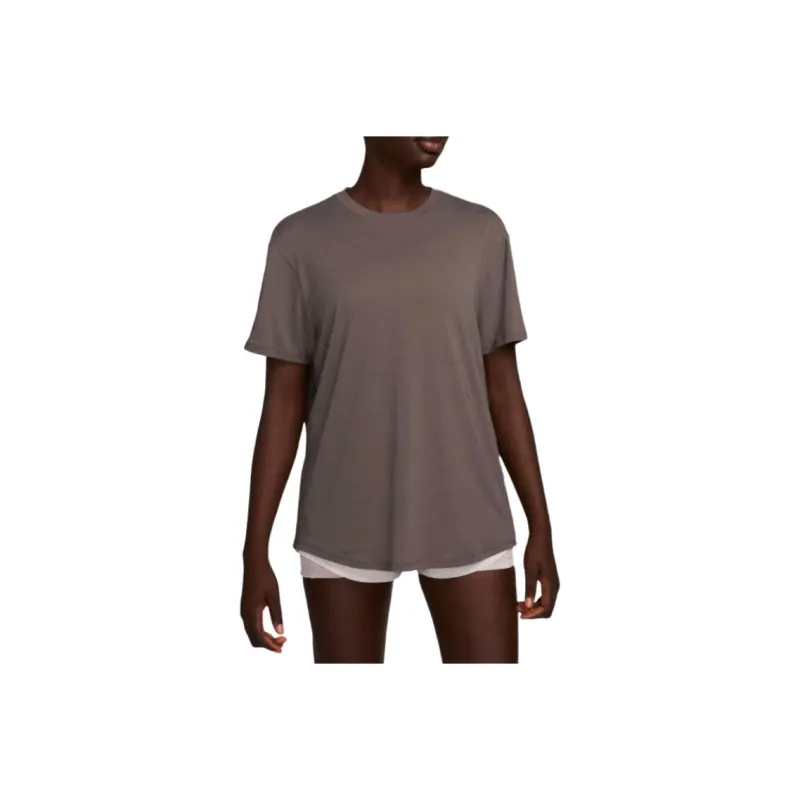 Nike T Shirt Women's Iron Stone Color-0