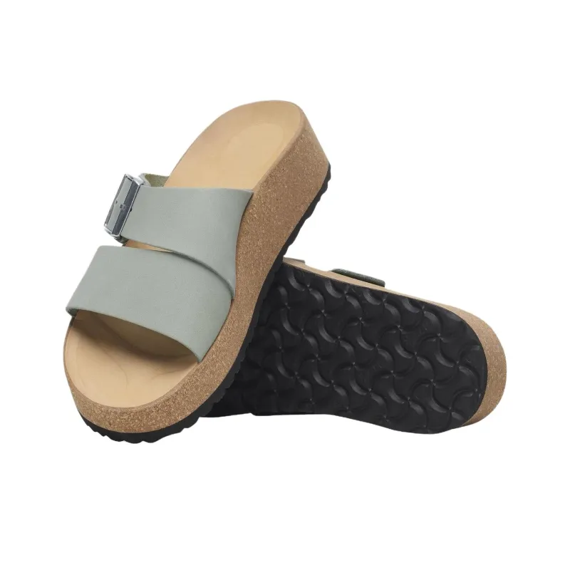 Birkenstock Almina EVA Abrasion Resistant Slide Slippers Women's Sage Green-4