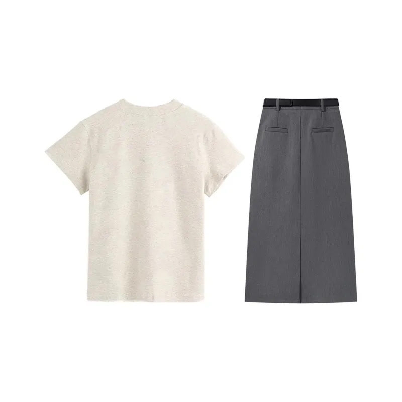 PLANE DRIFT Two Piece Skirt Sets Women's-1