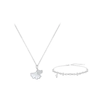 NUSQ Sterling Silver With Zircon Bracelets Women's