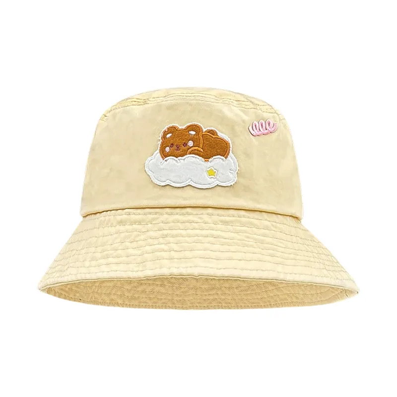 PLAN IN Cotton Bucket Hats Unisex-9
