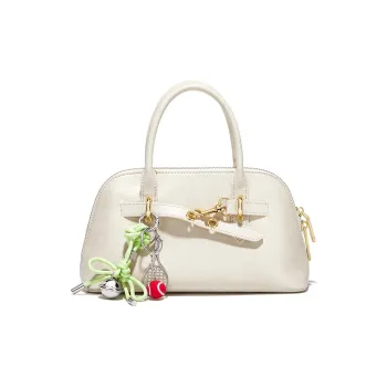 CNOLES Handbags Cream White