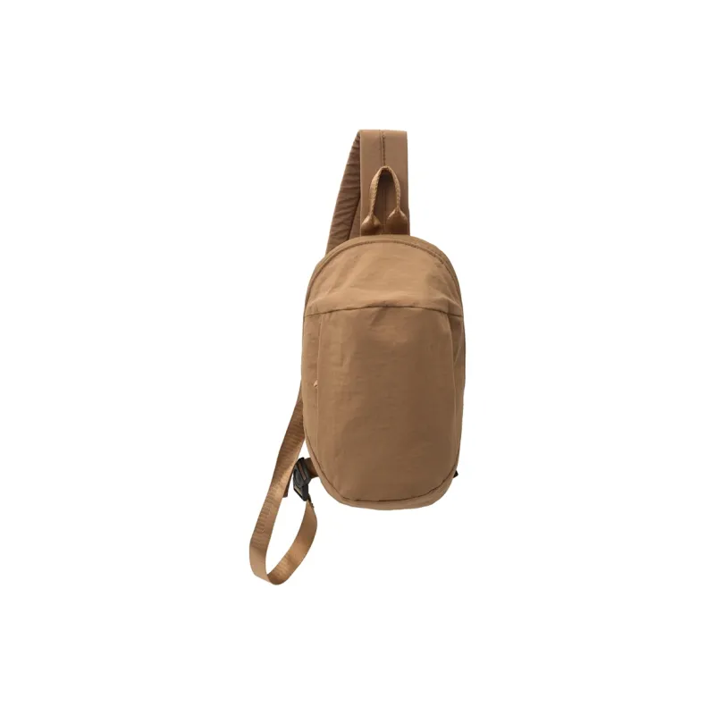 OUZIHUANG Nylon Sling Bag Unisex Black/Light Gray/Dark Khaki/Green-5