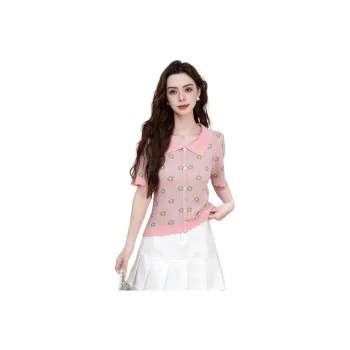 FAWENXIANGZI Knitwear Women's Pink
