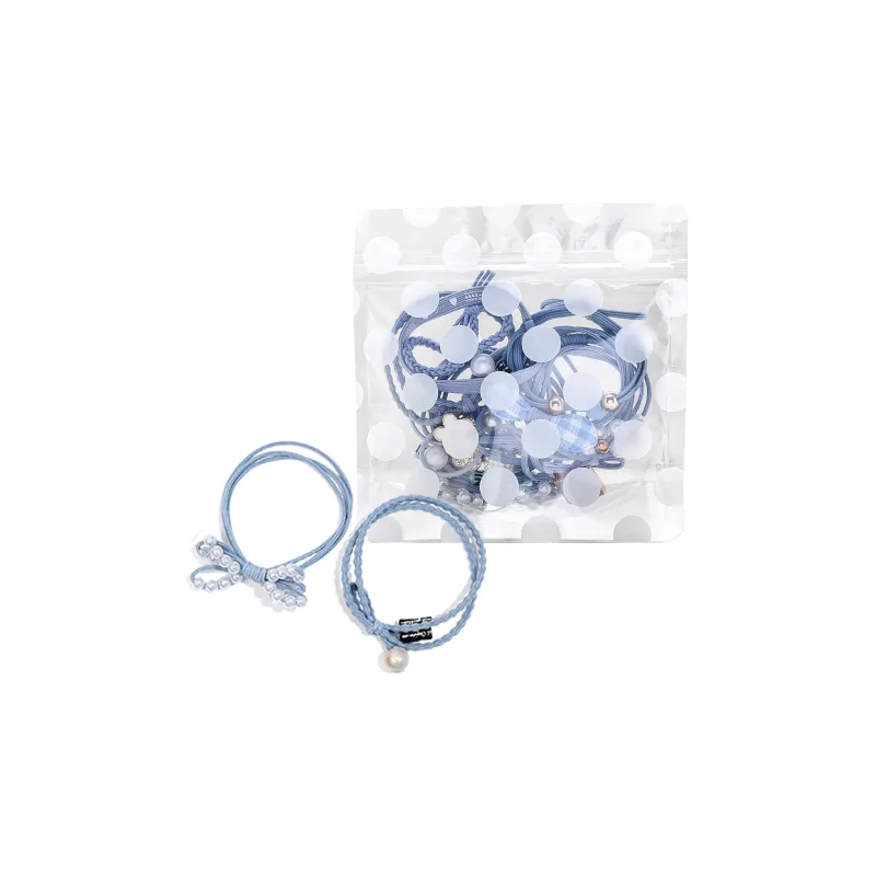 ROYALSASA Rubber Band, Faux Pearl Hair Tie Women's-6