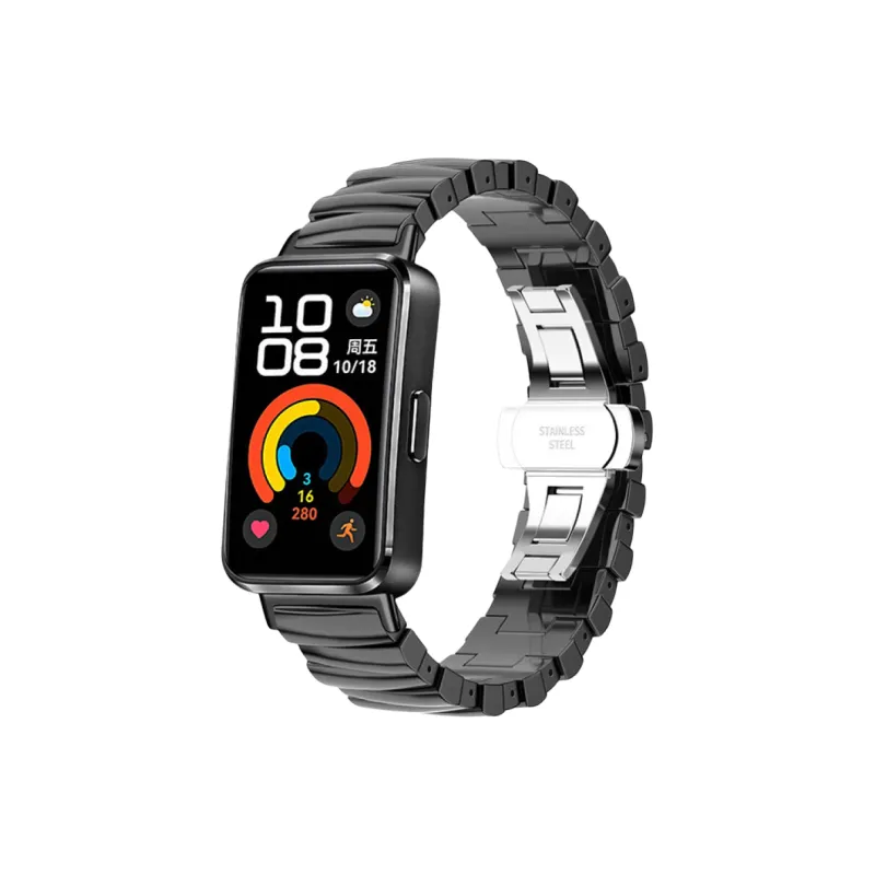 FZRT Huawei Honor Compatibility Watch Band 167mm Stainless Steel, Zinc Alloy Material-0