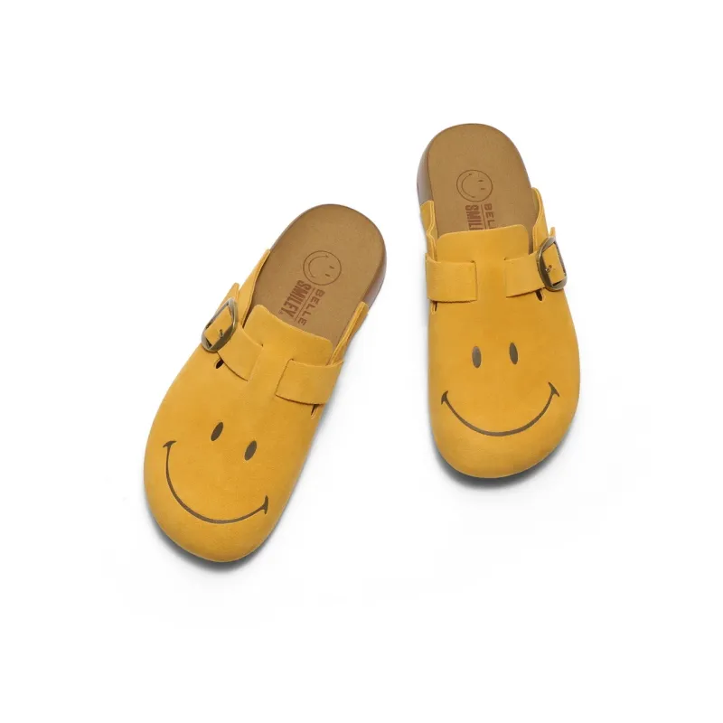 SMILEY x BELLE Abrasion Resistant Slip Resistant Closed Toe Slippers Men's-7