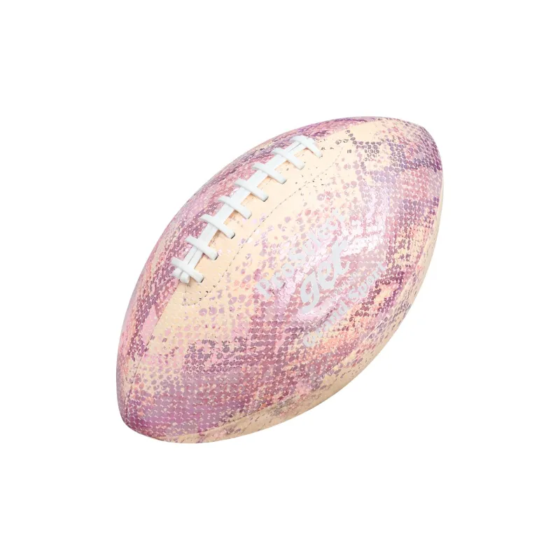 ProSelect Rugby Ball PU Indoor Outdoor, Training Unisex Size 9 Pink-1