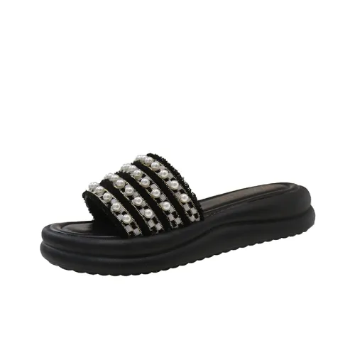 AJPAP Slip Resistant Odor Resistant Abrasion Resistant Slide Slippers Women's