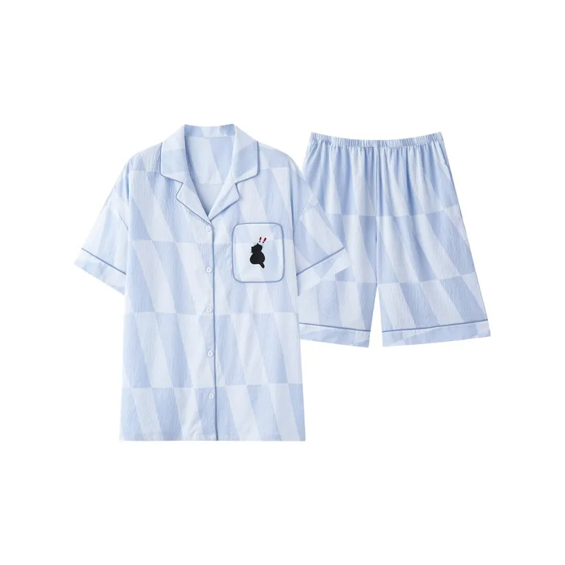Qiao Ni Tong Men Pajama Sets-0