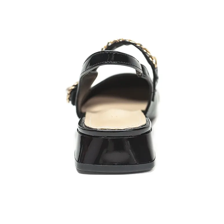 Dragon Dance Chunky Heel High Heels 5 Cm Women's-8
