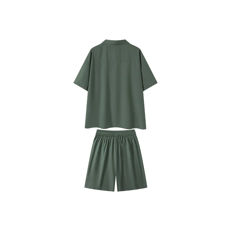 HUANQIU Shirt Matching Set Unisex-11