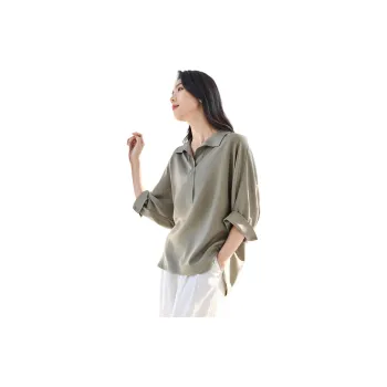 IHIMI Shirts Women's Olive Green