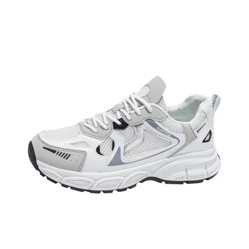 SUPEREDGE Slip Resistant And Abrasion Resistant Coverage Low Top Chunky Sneakers Men's