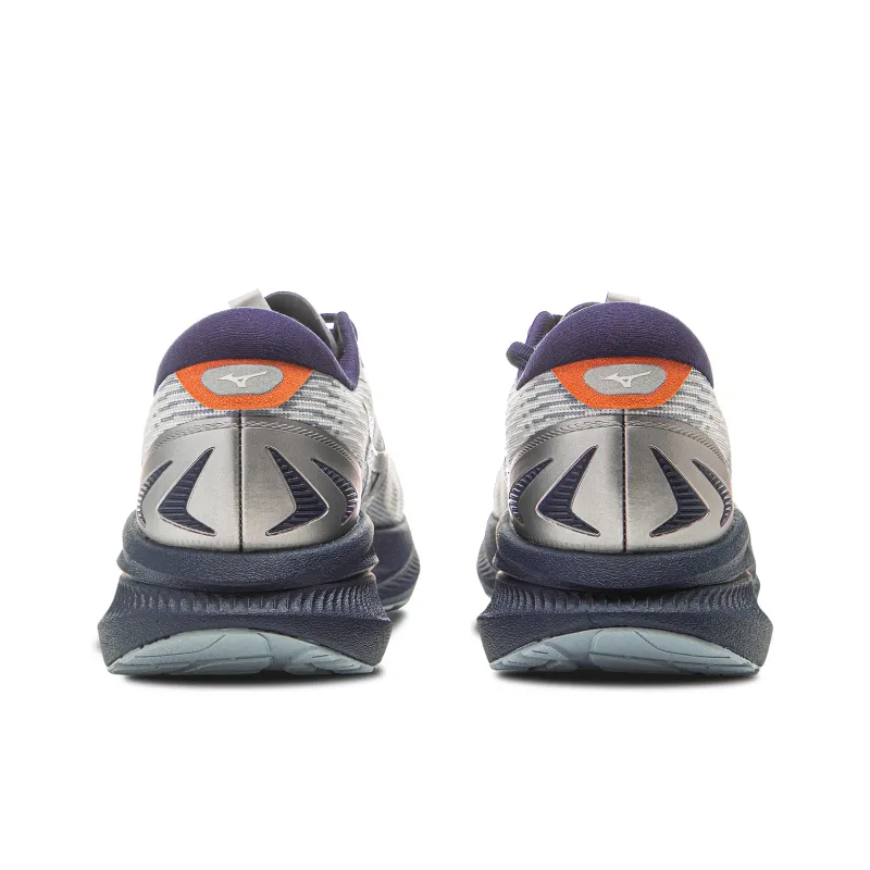 Mizuno ASTRO PLUS Support Abrasion Resistant Breathable Low Top Running Shoes Unisex Gray-4