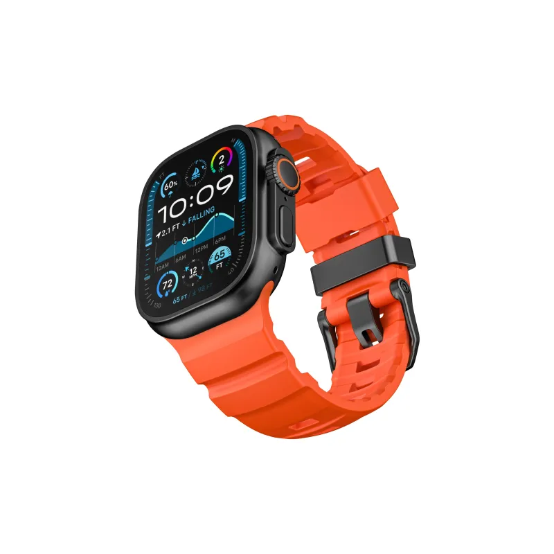 KVZUVUU Apple Compatibility Watch Band Rubber Material-21