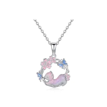 CENTURY&KINDLE S925 Silver Necklaces Women's