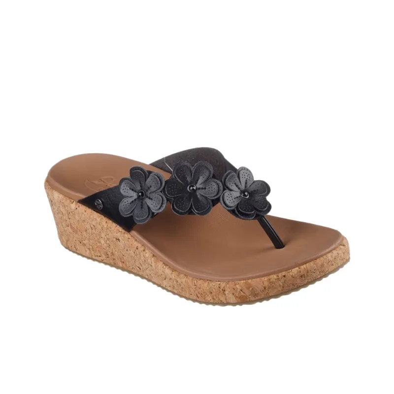 Skechers ARCH FIT BEVERLEE Flip Flops Women's Black-2
