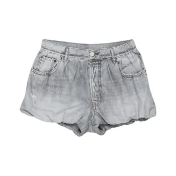 Acne Studios Summer Selected Collection Denim Shorts Women's Light Gray