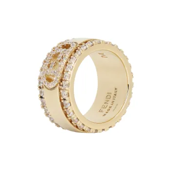 FENDI O'Lock Rings Women's Gold