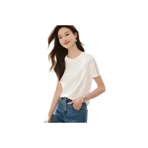 Mo Han Yi Mei T Shirt Women's White