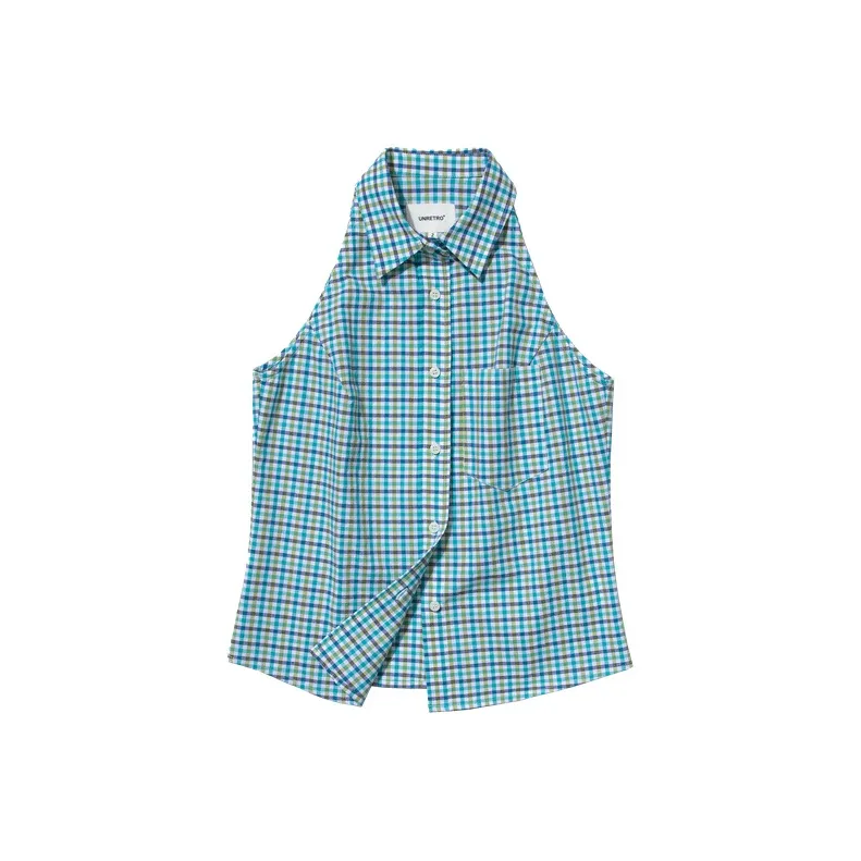 COUNTRY MOMENT Shirts Women's Green Plaid-1