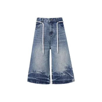 GTRG Denim Shorts Unisex Nostalgic Blue