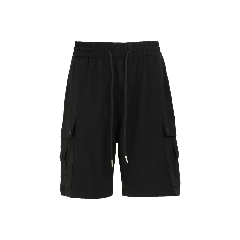 Poyz Denim Shorts Women's Black Knee Length Pants-0
