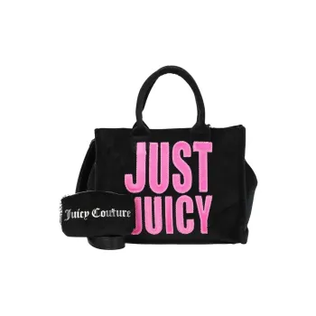 JUZI Cotton Handbag Women's Black