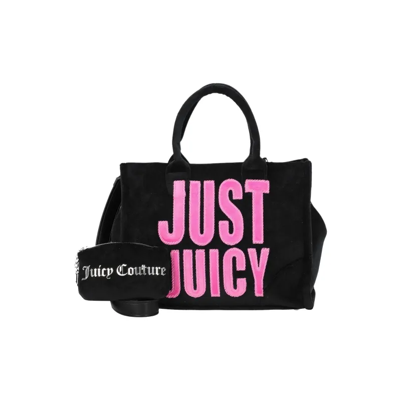 JUZI Cotton Handbag Women's Black-0