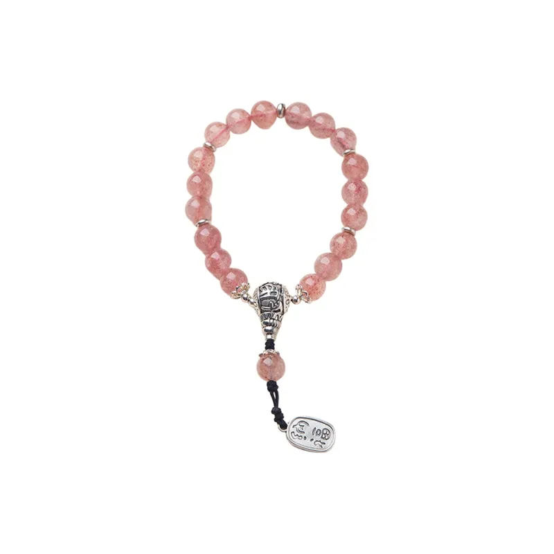 CARAT'S DIARY Strawberry Quartz Bracelets Unisex-0