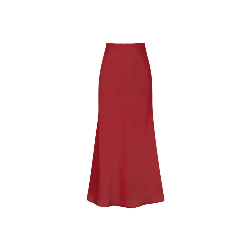 XUANSHU Casual Long Skirt Women's-14