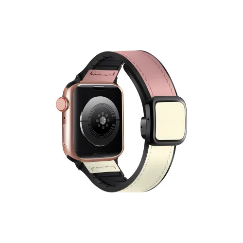 KVZUVUU Apple Compatibility Watch Band Cowhide Leather Material