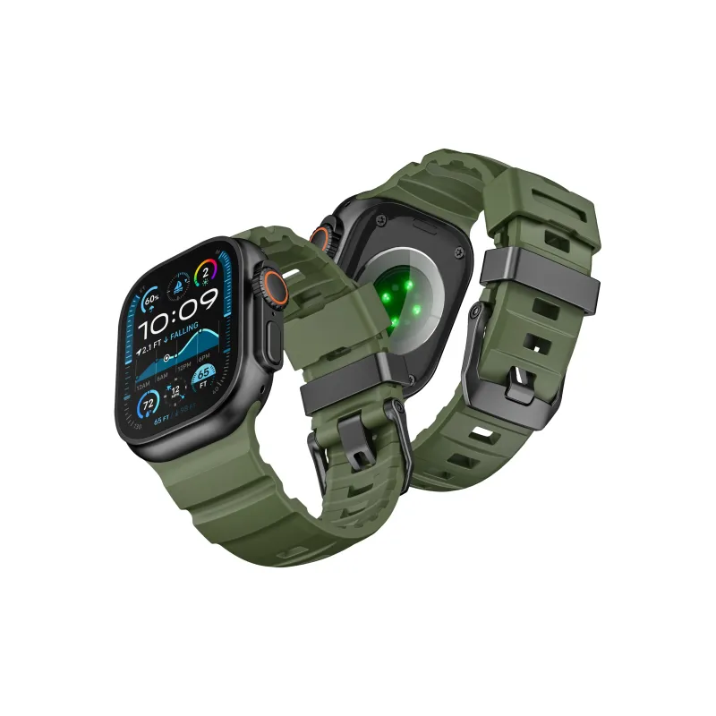 KVZUVUU Apple Compatibility Watch Band Rubber Material-9