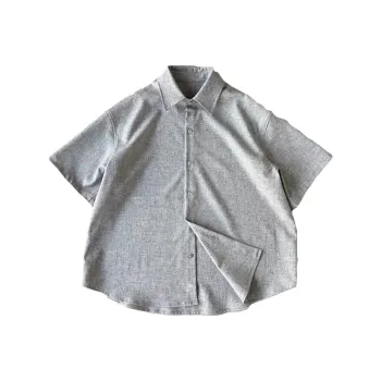 PVPVPV Shirts Unisex Gray Yarn White