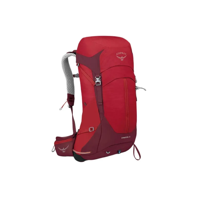 OSPREY Mountaineering Bag Outdoor Bag Nylon Fabric 26L Red & Dark Red Unisex-1